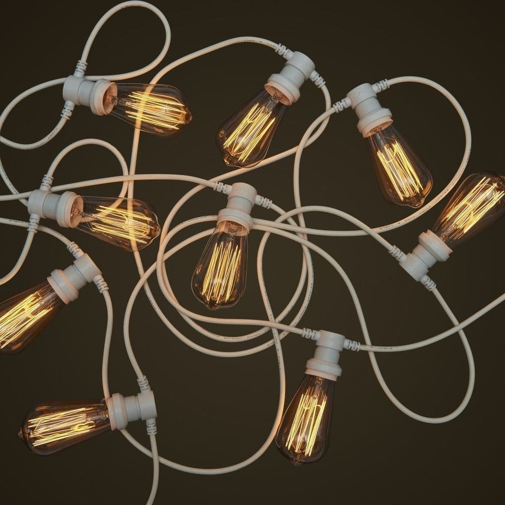 Commercial Festoon String Lighting System Outdoor Festoon Lights