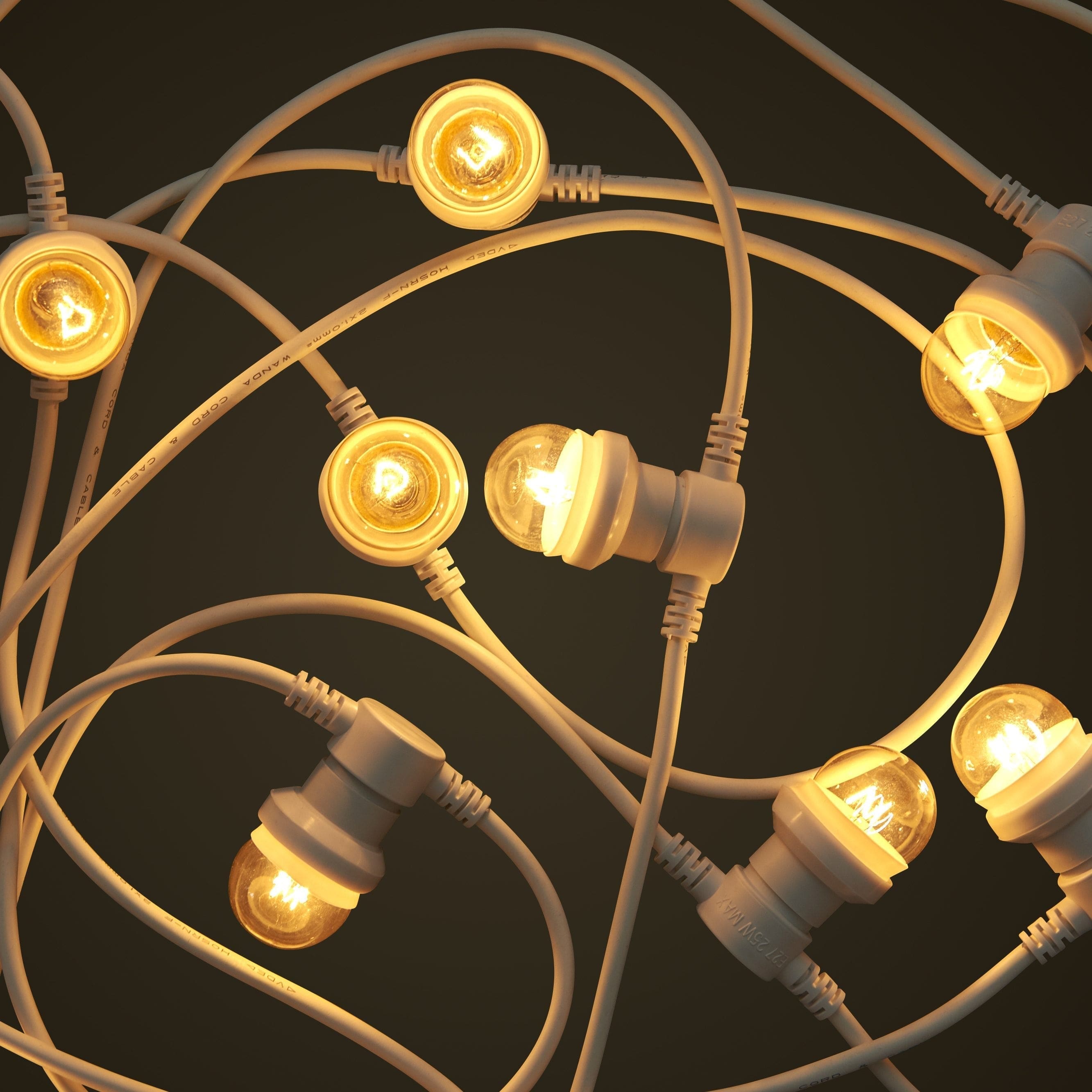 Small Round Festoon Light Bulb - String Light Globe - Mr Festoon Lights