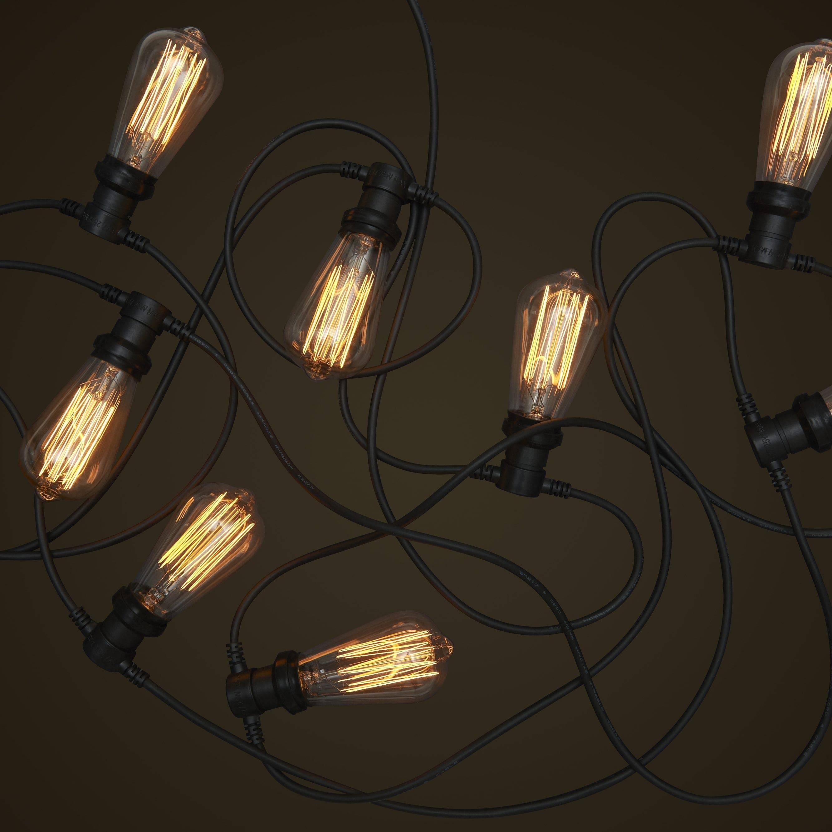 Commercial Festoon String Lighting System Outdoor Festoon Lights