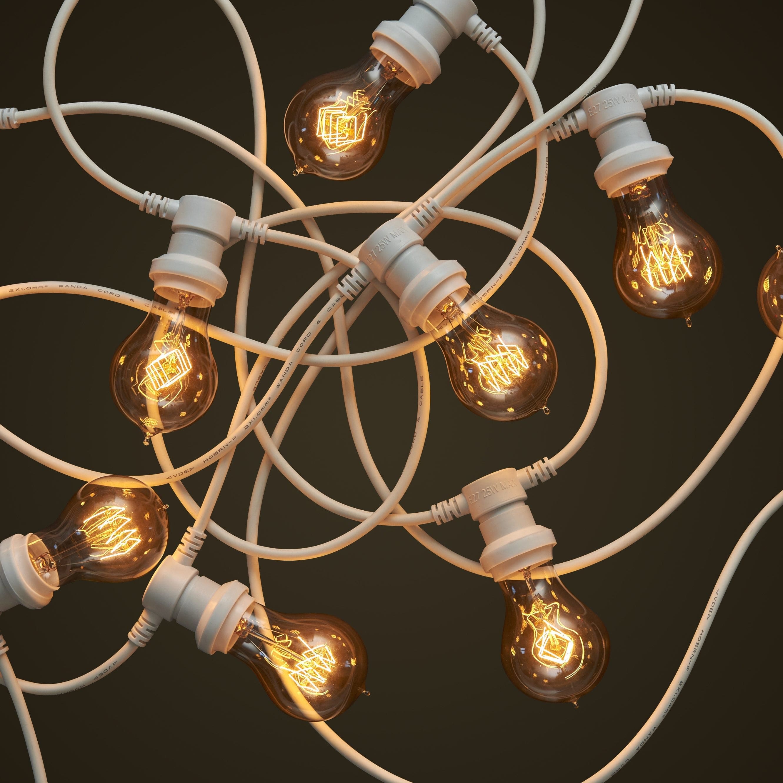 Commercial Festoon String Lighting System Outdoor Festoon Lights