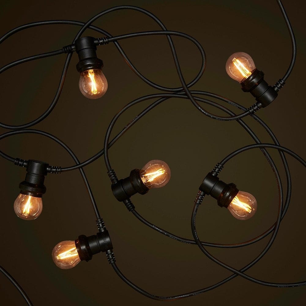 Commercial Festoon String Lighting System - Outdoor Festoon Lights